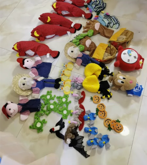 美吉姆手偶还有品牌Folkmanis，打包...