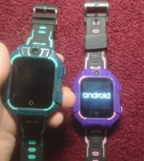 古讴卡  紫色儿童电话手表  系统安卓4....