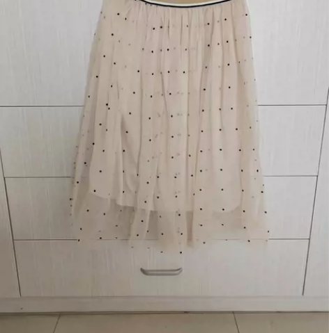 乐町LEDIN网纱半身裙蓬蓬裙波点公主裙,...