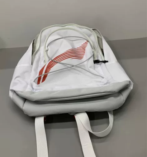 李宁书包男士双肩包护脊高中大学生女篮球大容...