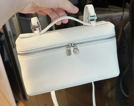 LP19真皮饭盒包新款gigi同款凯利包荔...