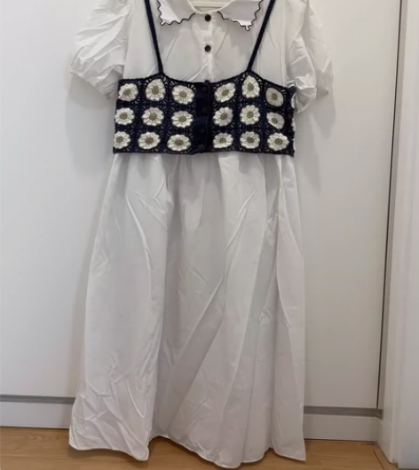 民族风连衣裙，两件套，体重100斤左右能穿...