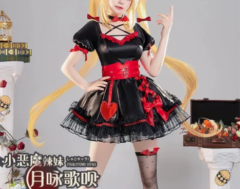 初兽猫 守护甜心歌呗小恶魔辣妹装连衣裙XL...