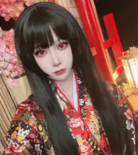 【可以出了】 地狱少女阎魔爱和服cos大全...