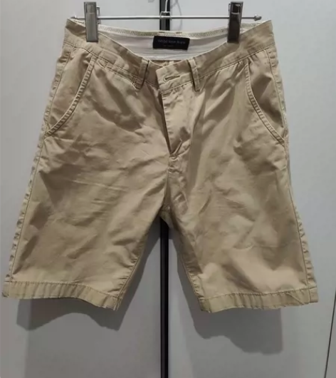 男士西服休闲短裤 米色这个百搭款  配t配...