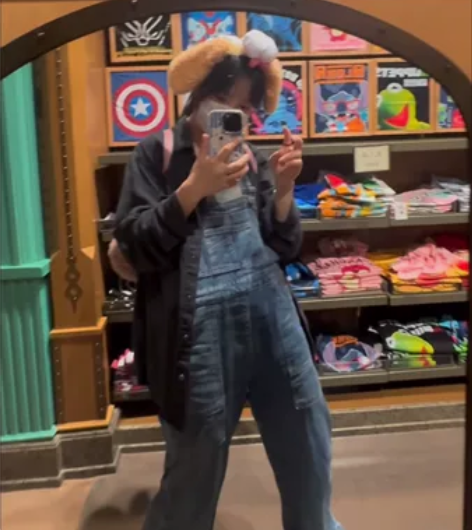 美式复古重工水洗背带裤减龄设计感秋季大口袋...