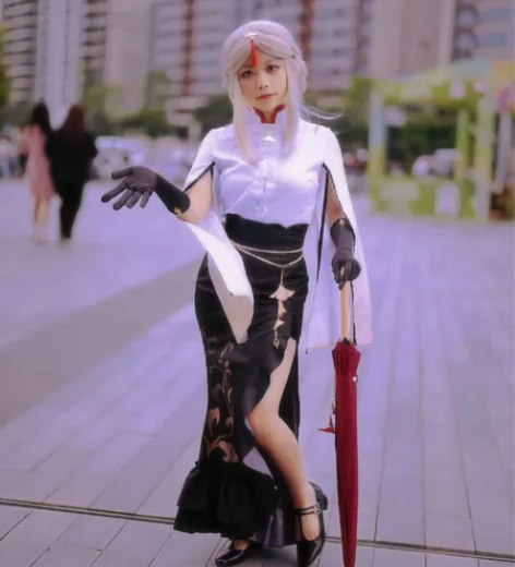 原神凝光COS大全套加道具 必胜客联名大全...