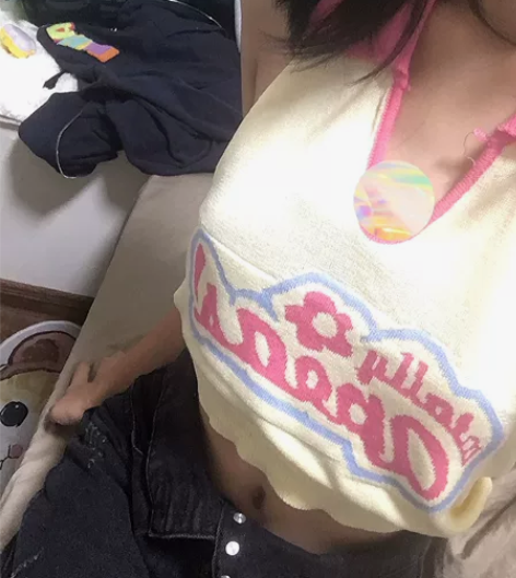 港味复古黑色显瘦牛仔裤女辣妹设计感美式高街...