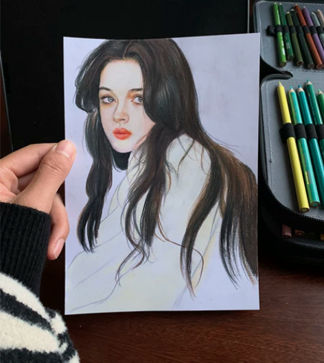 彩铅画A5  可定制，尺寸不限，画种不限 ...