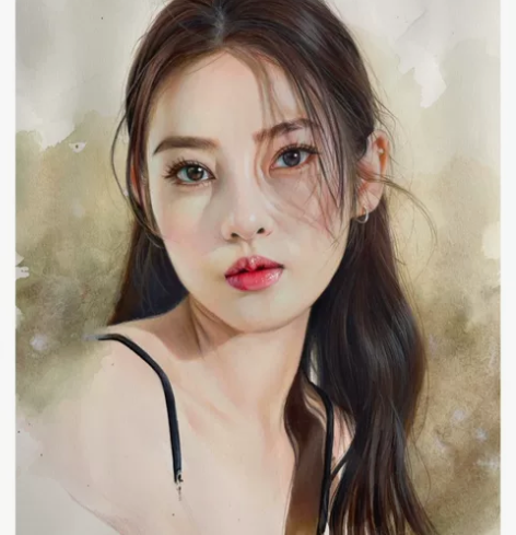 代画画彩铅头像人物肖像画像定制真人照片转手...