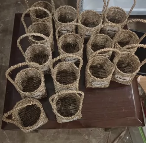 42个个，全新花篮，规格看图打包全出，5元...