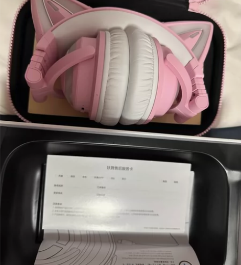 9新妖舞猫耳耳机 上个月买的 带过几次 感...