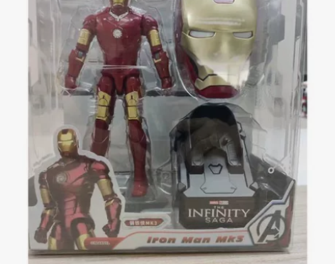 庄臣漫威钢铁侠手办玩具正版授权模型套装玩偶...