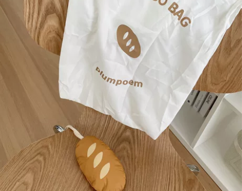 （循环可爱环保收纳袋）法棍面包|可折叠购物...