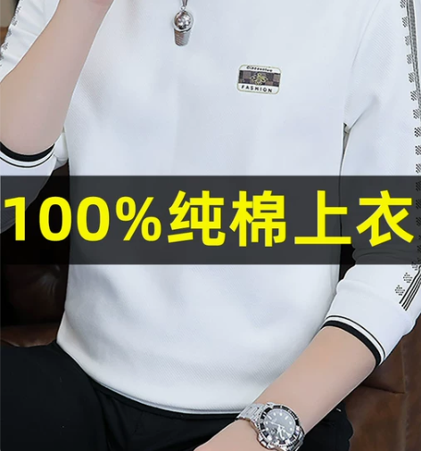 啄木鸟2024春季新款男士卫衣