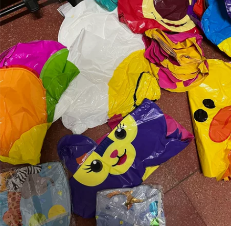 自用飘空气球设备全套转让，封口机，球皮，罐...