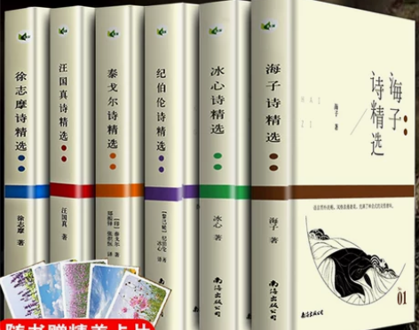 诗集全6册 汪国真诗集海子徐志摩冰心纪伯伦...