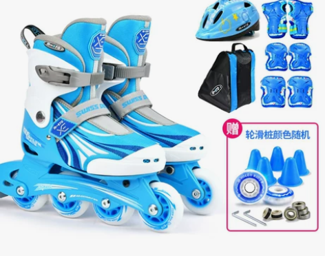 瑞士micro迈古溜冰鞋儿童入门全套装初学...