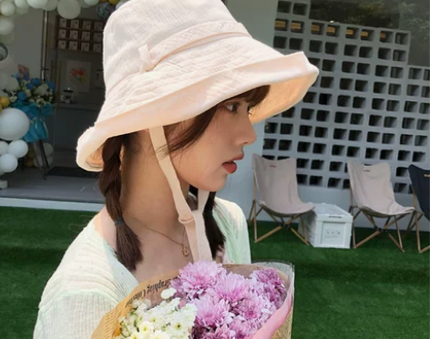 店主自留款~韩版文艺小清新系带渔夫帽子女大...
