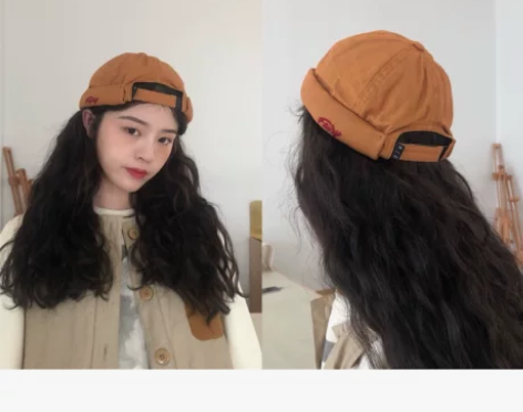 ?丁走走/四季可戴日系做旧水洗棉痞气地主帽...