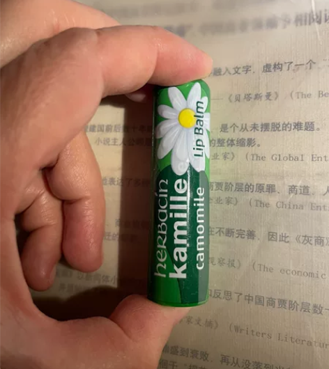 德国产 贺本清 小甘菊 小雏菊唇膏 全新未...