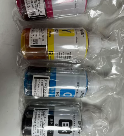 全新正品爱普生672原装拆机墨水， 成套购...