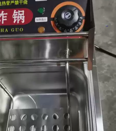 全新加厚 炸油条商用油炸锅炸锅 容量6升电...