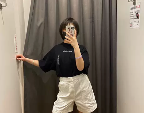 U家新品2020夏新款女装水洗牛仔高腰休闲...