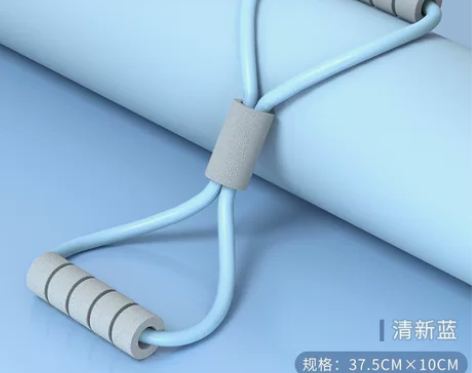 【全新低价】8字拉力器家用健身弹力带瘦大腿...