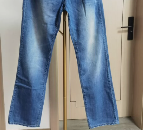 直筒 杰克琼斯男装弹力牛仔裤，100%的全...