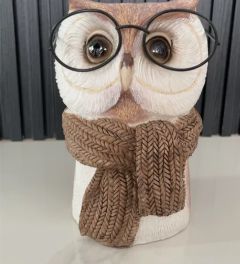 猫头鹰树脂花瓶，家里有五个全新包邮出 花瓶...