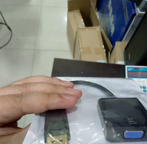 标准DP接口转VGA接口  转接线  转接...