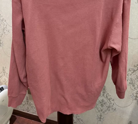 优衣库华夫格长袖T恤,百分百专柜正品,8成...