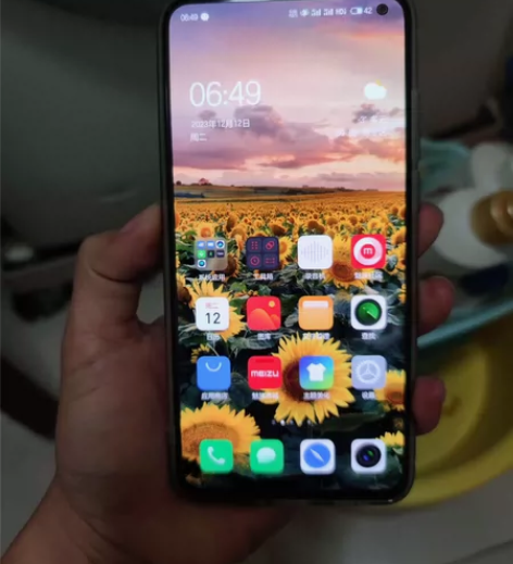 魅族17 灰色，8+128G。一直带壳贴膜...