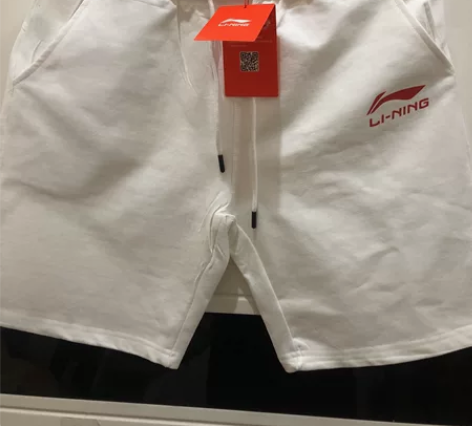 捡漏了,撤柜清仓李宁运动裤男女士纯棉短裤男...