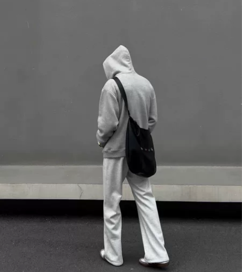 春季潮牌华棉重磅弯刀裤宽松垂感男女马吉拉休...