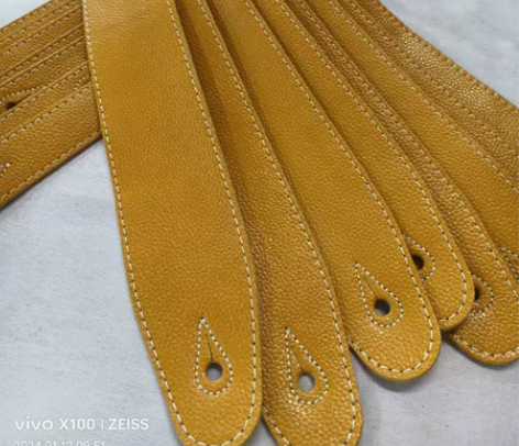 全新工厂库存吉他背带 双面牛皮背带 电吉他...