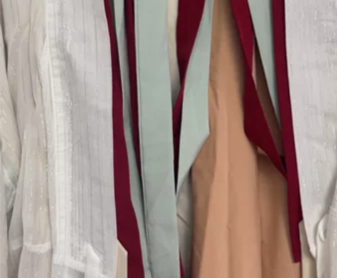 【秋色】五五年汉服女晋制交领齐腰一片式襦裙...