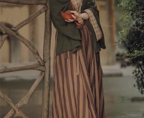 汀兰颂原创汉服南山南晋襦晋制魏晋风八破裙宽...