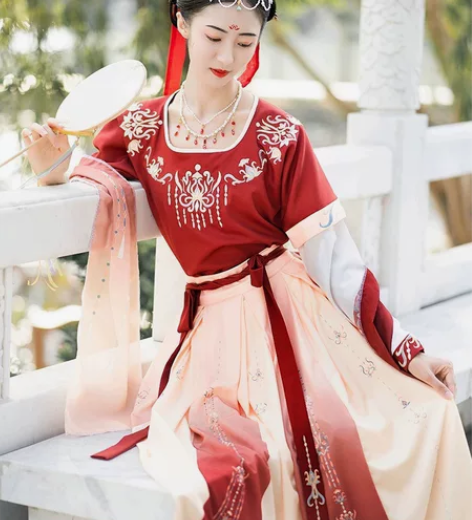 珍缕千禧寻 正版坦领汉服，全新未穿出门过，...