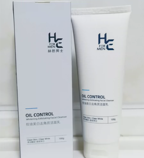 【博主闲置】赫恩男士美白洗面奶除螨控油去角...