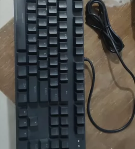 雷柏V500PRO机械键盘，有线，有背光（...