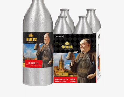 17.2°P烈性修道院青焰精酿啤酒1L4罐...