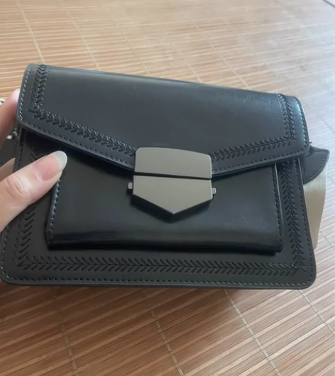 L‘ALPINA正品袋鼠真皮女包 唯品会所...