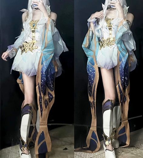 雾都王者荣耀COS服貂蝉新版金色仲夏夜之梦...