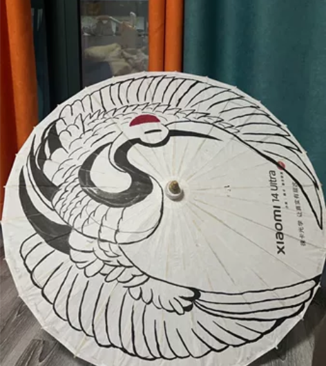 手绘油纸伞·阿离·祈雪灵祝 自己画的油纸伞...