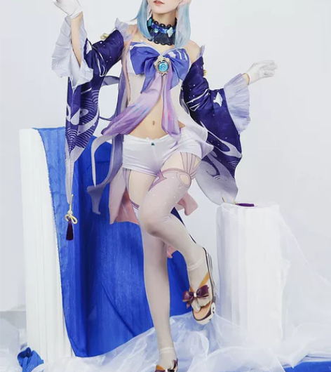 #cos原神?海祇岛现人神巫女珊瑚宫心海c...