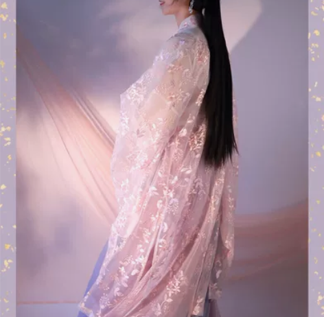 云裳纪/东月棠。春樱正版紫蓝大袖全新 只有...