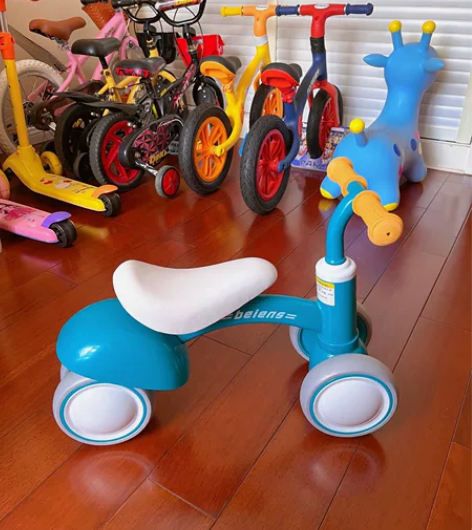 贝恩施儿童平衡车，9成新，只在家里地砖地板...