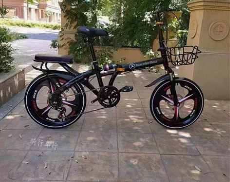 【全新单车】折叠20寸自行车女士变速单车超...